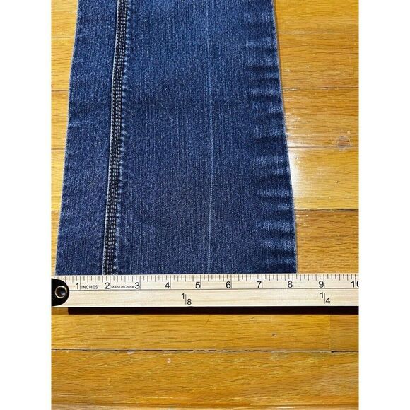 New York & Company Jeans Womens Size 4 Blue Curvy Low Rise Bootcut Denim - Picture 7 of 9